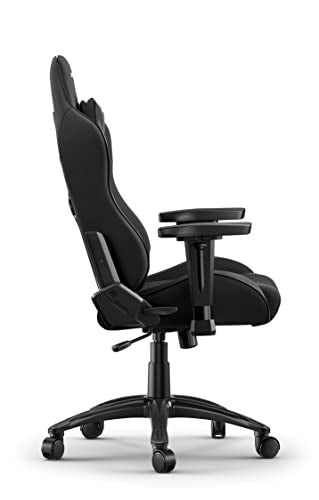 AKRacing Gaming Chair Core EXSE Silla, Tela/Piel sintética, Negro, Talla única