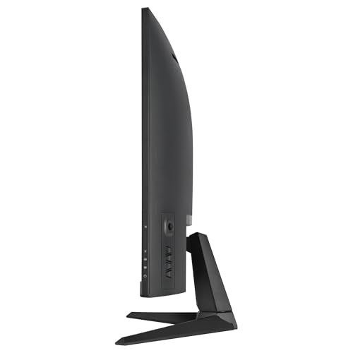 ASUS TUF Gaming VG32WQ3B Monitor Gaming QHD de 31.5 Pulgadas, Curvo, 180 Hz, ELMB, FreeSync, Tiempo de Respuesta de 0.5 ms, 90% DCI-P3, HDR, DisplayWidget Center