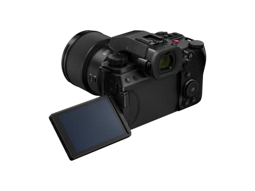 Panasonic Cámara Marco Completo Sin Espejo LUMIX DC-S5M2XCE, Lente LUMIX S 50 mm F1.8, 4K 60P y 6K 30P, Pantalla Abatible, Wi-Fi, AF Híbrido De Fase, IS Activo, Batería DMW-BLK22, Negro