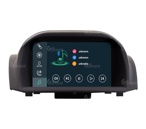Radio de Coche para Ford Fiesta 2013-16 Android GPS Bluetooth WiFi USB Dab+ Touchscreen 7" 8core Carplay AndroidAuto