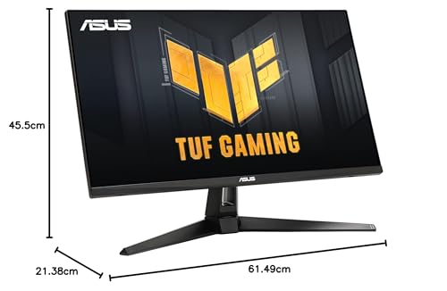 ASUS Monitor TUF Gaming VG279QM1A 27" (Full HD (1920x1080), 280Hz (OC), Fast IPS, ELMB Sync, 1ms (GTG), Freesync Premium, compatible con G-Sync, Overdrive Variable, 100% sRGB, HDR)