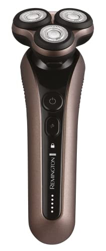 Remington X9 Limitless Afeitadora Rotativa, Máquina de Afeitar Inalámbrica, Cabezal Pivotante PivotBall 360°, Tecnología PowerSense, Cuchillas Flexibles, 60 min Autonomía, Resistente al Agua