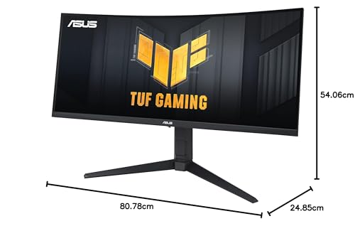 Asus TUF Gaming VG34VQEL1A - Monitor Gaming Curvo de 34 Pulgadas, UWQHD, 100 Hz, Extreme Low Motion Blur, Freesync, 1ms MPRT, 125% sRGB, HDR