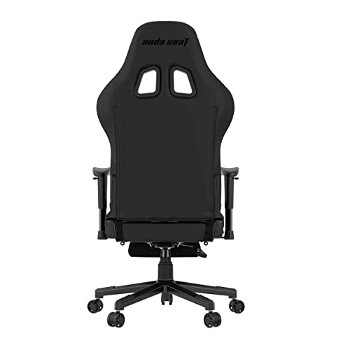 Anda Seat Jungle 2 Pro Escritorio ergonómica de Piel con Cuello y Respaldo Lumbar, Asiento, sillas de Juego para Adultos y Adolescentes, Medium, Negro