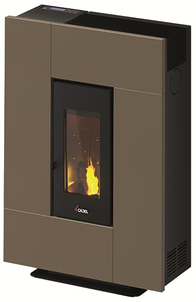 Cadel Grace 7 poêle Pose libre Pellet Noir, Bronze