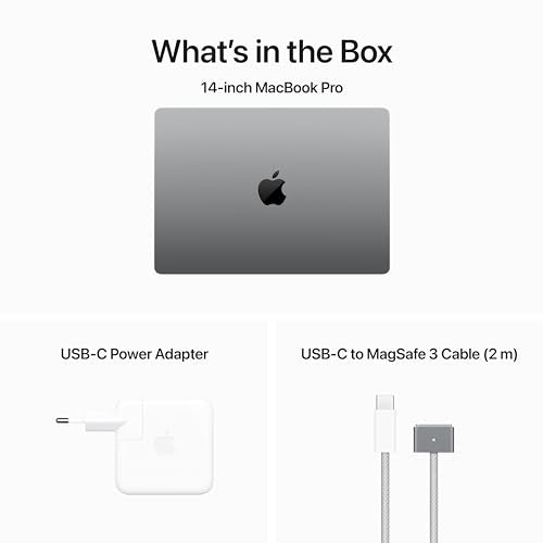 Apple 2023 MacBook Pro Portátil con Chip M3 MAX: CPU de 14 núcleos, GPU de 30 núcleos, Pantalla Liquid Retina XDR de 14,2 Pulgadas, 36 GB de Memoria unificada, 1 TB de SSD, Plata