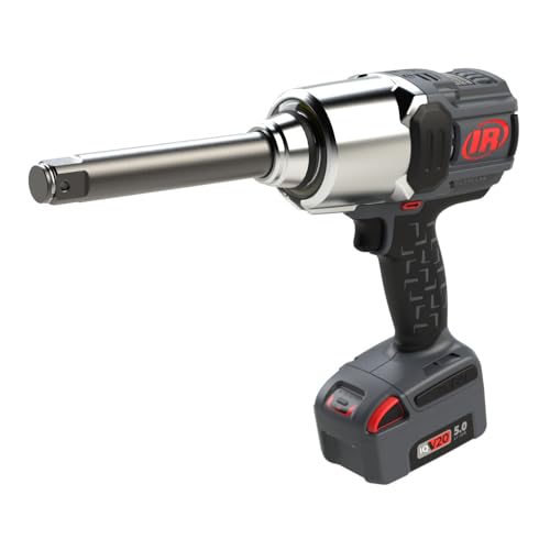 Ingersoll-Rand W8591-K2-EU Llave de Impacto Inalámbrica de 1" y 20V, Kit con 2 Baterías, 2710 Nm, Enclavija de 6" y Anillo de Fricción con Orificio Pasante