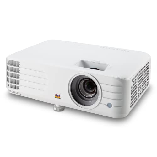 ViewSonic PX701HD Proyector Full HD Home Cinema y Comercial (3500 lúmenes, 1080p, DLP, HDMI Dual, 3x entrada rápida, tecnología SuperColour, altavoces de 10W), blanco