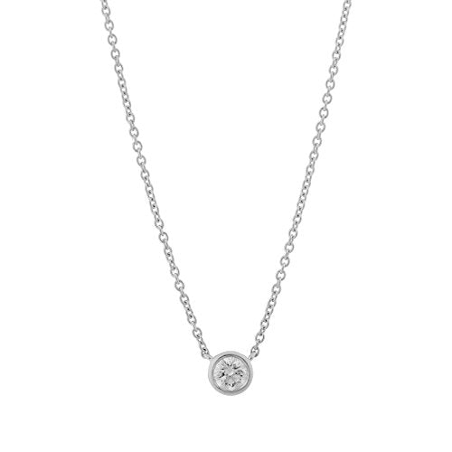 Orphelia Collar con colgante Mujer oro blanco - KD-2034