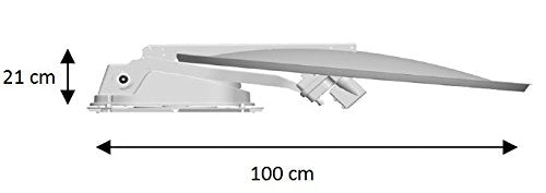 Xoro MTA 80 Twin/Auto skew/GPS EW-1510 satélites de Antena, 80 cm, Color Blanco