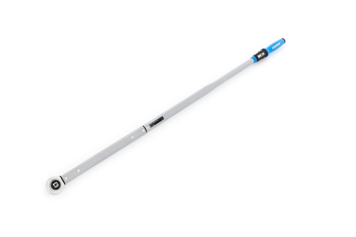 GEDORE Llave dinamométrica con cuadradillo de accionamiento, 3/4", Reversible, Escala de ajuste, 250-850 Nm, Longitud 1388 mm, TF-K850