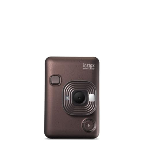 instax - Mini LiPlay, cámara instantánea híbrida. Cámara e Impresora para Smartphones. Color Deep Bronze