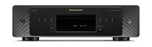Marantz CD60 - Reproductor de CD HiFi con Audio Hi-Res, convertidor Digital/analógico, Circuito Marantz HDAM, Amplificador de Auriculares