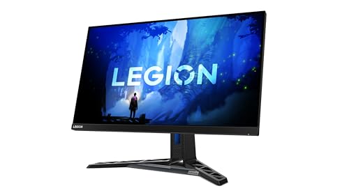 Lenovo Legion Y27q-30 - Monitor Gaming con EyeSafe, 27'' 2K QHD (IPS, 180Hz (OD), 0.5ms MPRT, HDMI,DP,USB, Cables DP y USB, FreeSync, Altavoces) Ajuste de inclinación/altura/giro/pivot - Negro