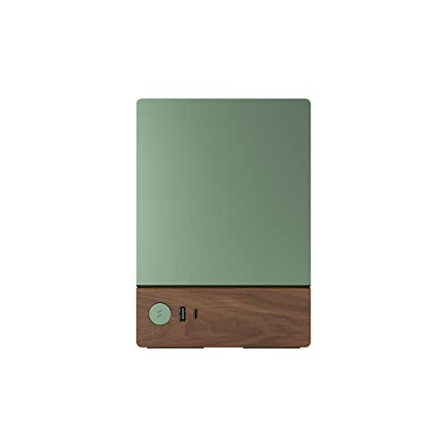Fractal Design Terra Jade - Wood Walnut Front Panel - Small Form Factor - mITX Gaming Case – PCIe 4.0 Riser Cable – USB Type-C - Anodized Aluminum Panels