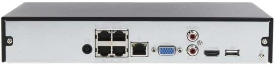 Dahua - NVR IP 4 Canales 4K H265 hasta 8MP 4 PoE - DAHUA - NVR4104HS-P-4KS2/L