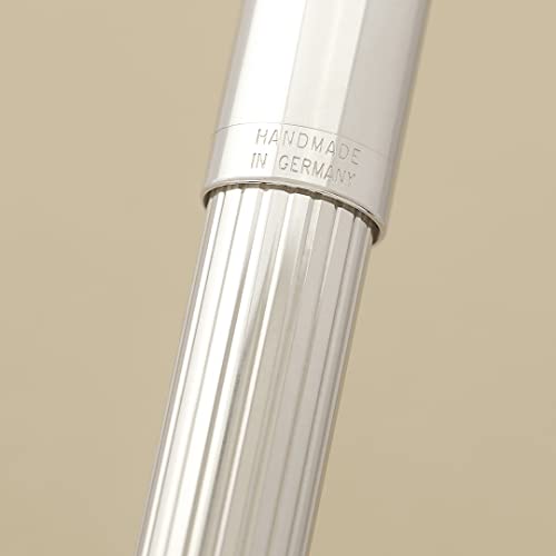 Graf von Faber-Castell 148570 Estilográfica Línea Clásica, plata esterlina 925 M