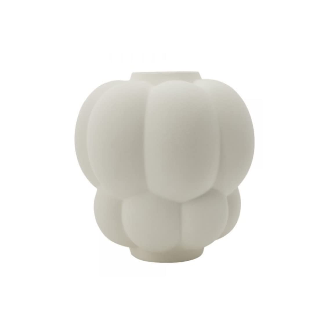 UVA Vase, Cream, Height 28 x Diameter 26 cm