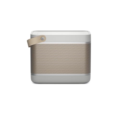 Bang & Olufsen Beolit 20 Potente Altavoz Bluetooth Inalámbrico Portátil para Uso en Casa y Exteriores con Sonido de 360 Grados y Cargador Inalámbrico Qi Integrado para Teléfono Grey Mist