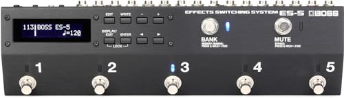 Conmutador de amplificador de guitarra y sistema de conmutación de efectos BOSS ES-5