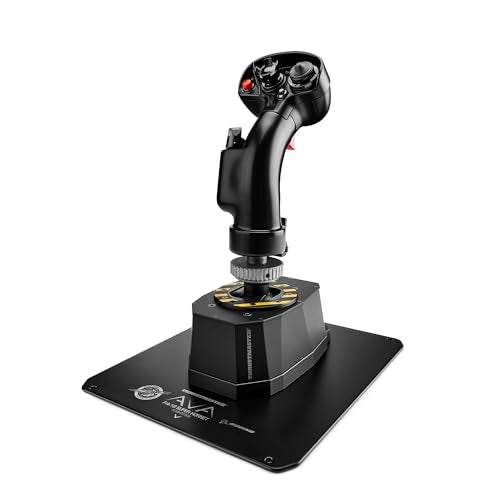 Thrustmaster AVA F/A-18 Super Hornet Flightstick, Base Modular para Joystick de Simulación de Vuelo en PC, Réplica del Flight Stick del Avión de Combate F/A-18C Hornet Incluido