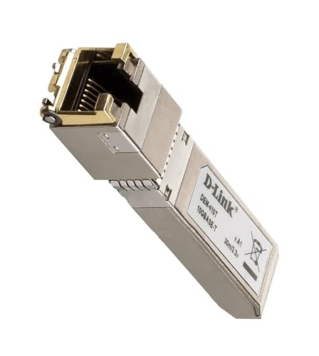 D-Link DEM-410T Red modulo transceptor Cobre 10000 Mbit/s SFP+ - Transceptor de Red (Cobre, 10000 Mbit/s, SFP+, 30 m, Plata)