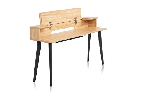 Gator Frameworks GFW-ELITEKEYTBL88-MPL Escritorio de Estudio, Madera contrachapada, Crema
