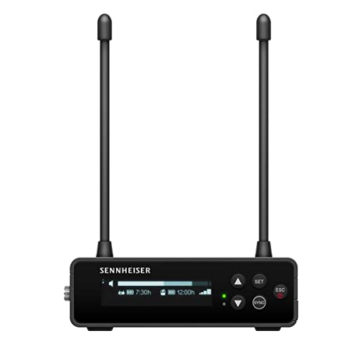 Sennheiser EW-DP ME2 Set (Q1-6) Sistema de micrófono inalámbrico Lavalier UHF Digital portátil omnidireccional ME2 - Negro (700010)