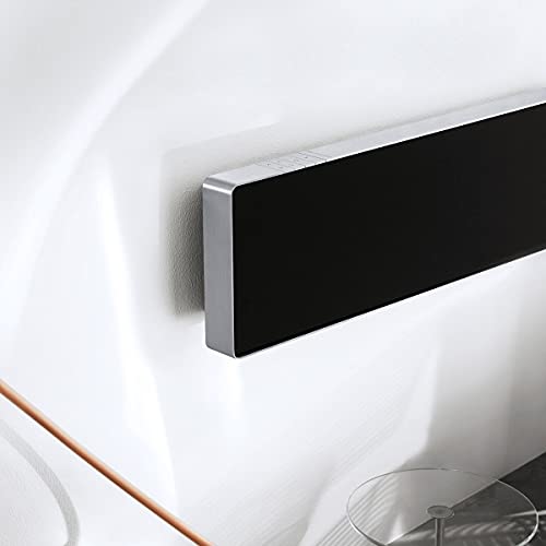 Bang & Olufsen Beosound Stage Barra de Sonido Dolby Atmos para TV y Música, Altavoz Multiroom WiFi y Bluetooth Potente con HDMI Plateado y Negro