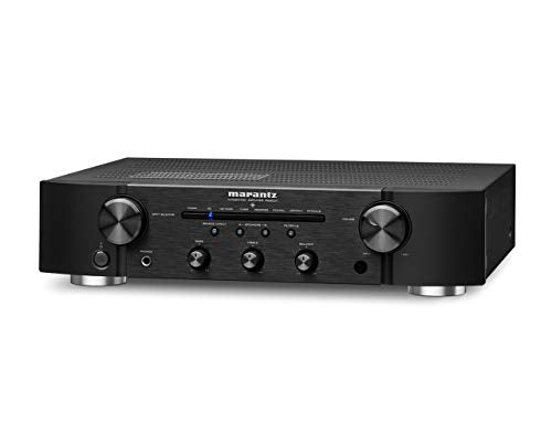 Marantz Professional Pm6007 Amplificador Hi-Fi Estéreo, 2 X 60 W, Entrada Óptica, Entrada Phono, Salida de Subwoofer, Color Negro