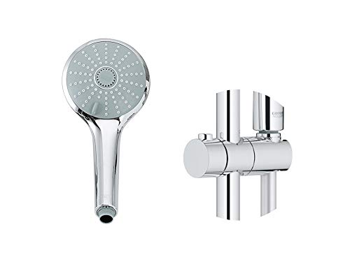 Grohe 27964000 Euphoria 210 - Sistema de ducha con termostato, cabezal de ducha redondo 210mm