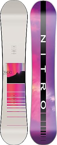 Nitro Tabla de Snowboard para Mujer '24, versátil para Mujer, All Mountain Directional Twin Camber