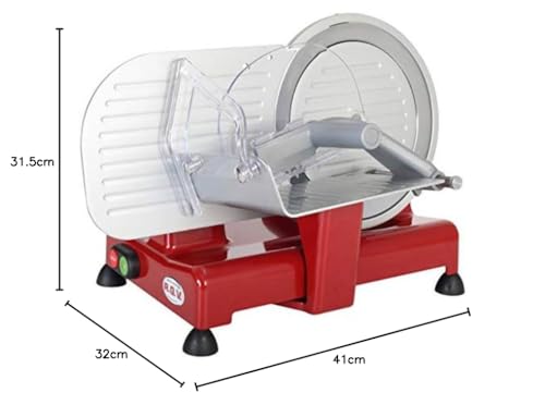 RGV Luxor 22 Eléctrico 120W Aluminio Plata rebanadora - Cortafiambres (Aluminio, Plata, 12 kg, 320 x 410 x 315 mm, 390 x 510 x 350 mm)