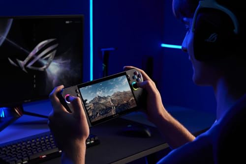 ASUS ROG Ally X - Consola Portátil Gaming 7" FullHD 120Hz (AMD Ryzen Z1 Extreme, 24GB RAM, 1TB SSD, Batería 80Wh, Windows 11, Gamepass Incluido) - Color Negro