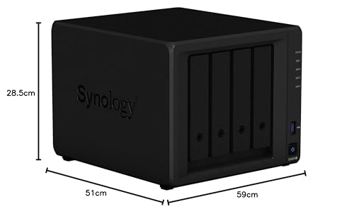 Almacenamiento en Red NAS Synology DS923+ Dual Core Negro