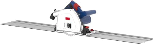 Güde 58232 TS 57-1400 KE - Sierra circular (1400 W, 230 V), color azul y rojo