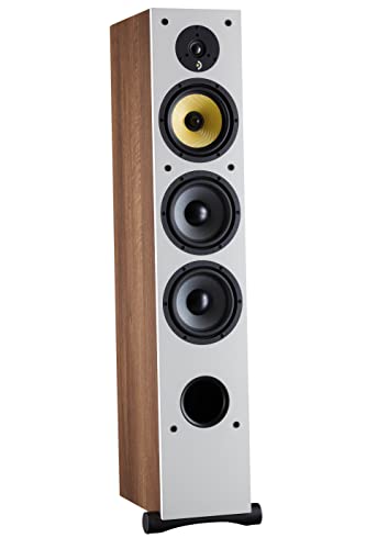 Davis Acoustics Ariane 7 Nogal (Walnut) - Columna de 3 vías/4 Altavoces - Altavoz Vendido por Unidad