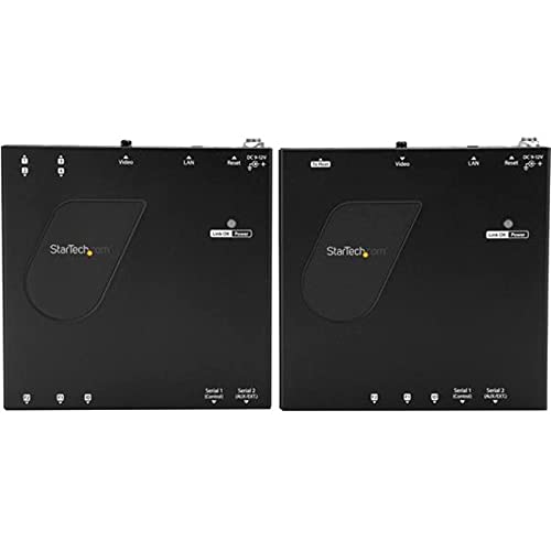 StarTech.com Kit de Distribución de Vídeo HDMI y USB por IP - 1080p con soporte para Muro Multivídeo Videowall