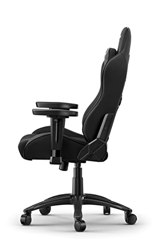 AKRacing Gaming Chair Core EXSE Silla, Tela/Piel sintética, Negro, Talla única