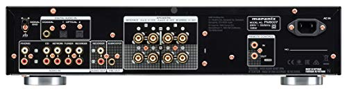 Marantz Professional Pm6007 Amplificador Hi-Fi Estéreo, 2 X 60 W, Entrada Óptica, Entrada Phono, Salida de Subwoofer, Color Negro
