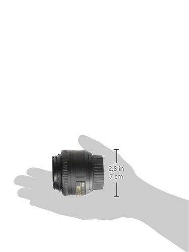 Nikon AF-S DX Nikkor 35 mm f/1.8 G - Objetivo para montura F, distancia focal fija 52.5 mm, apertura f/1.8G, negro - Versión Europea