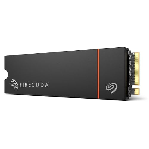 Seagate FireCuda 530R NVMe SSD 4TB, for PS5/PC, M.2 PCIe Gen4 ×4 NVMe 1.4, 7.300 MB/s, 3D-TLC-NAND, 640 TBW, Refresh, Heatsink, 3 años Rescue Service, ZP4000GM3A073