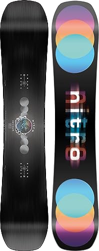 Nitro Tabla de Snowboard para Hombre OPTISYM BRD ´24, Freestyleboard, Asym Twin, CAM-out Camber, Urban, Mid-Wide