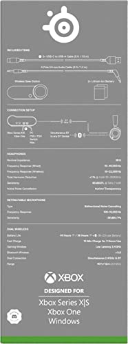 SteelSeries Arctis Nova Pro Wireless X - auriculares gaming multisistema Xbox - Controladores magnéticos de neodimio - Cancelación de ruido - Infinity Power System - Xbox, PC, PS5, PS4, Switch, móvil