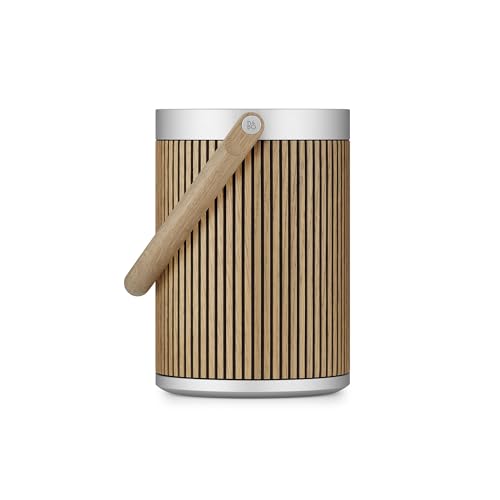 Bang & Olufsen Beosound A5 Potente Altavoz de Lujo Modular Bluetooth Portátil y WiFi. Altavoz Bluetooth Sonido Fuerte para Uso en Casa o Exteriores con una Batería de Larga Duración - Oak