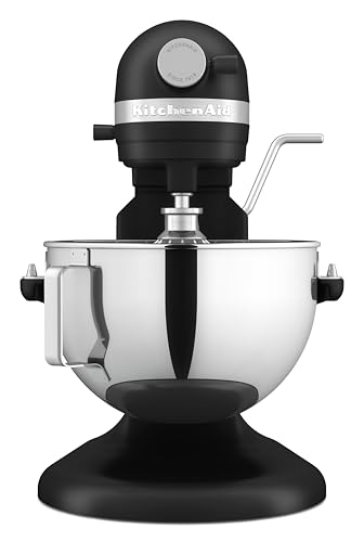 KitchenAid HEAVY DUTY - BATIDORA AMASADORA CON BOL ELEVABLE DE 5,2L - NEGRO MATE 5KSM55SXXEBM