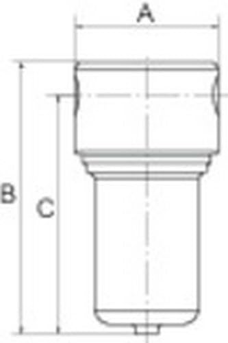 RIEGLER Filtro de acero inoxidable 129670 1.4404 50 µm G 1/2-1 pieza