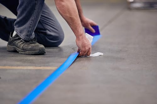 3M Cinta Duradera para Marcar Pisos 971L, Yellow, 76.2 mm x 33 m, 0.43 mm, Individually Wrapped Conveniently Packaged