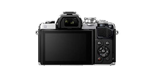 Olympus OM-D E-M10 Mark III Kit, Micro Four Thirds System Camera (16 MP, 5-Axis Image Stabilisation, Electronic Viewfinder) + M.Zuiko 14-42mm EZ Zoom Lens + M.Zuiko 40-150mm Tele Zoom, Silver/Black