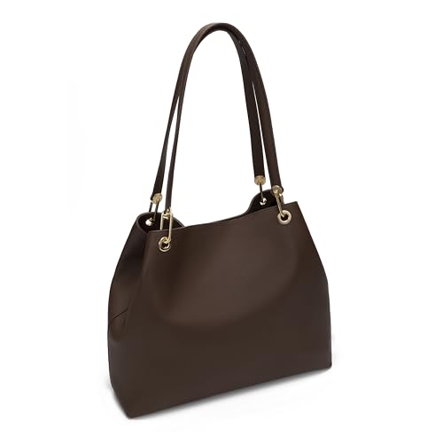 Carlheim, Gotland Genuine Leather collection, Stella Genuine Leather Handbag (Brown)